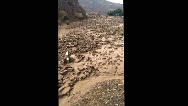 Ливень в рутульском районе возле села киче 2.08.2015гг