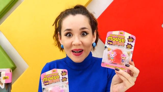 Видео про игры и игрушки для детей - знакомимся с мышками из Маусвилль! Игровые наборы Мышкин дом!
