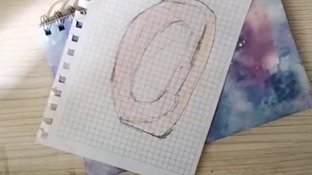 как нарисовать пончик