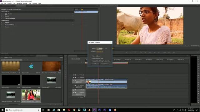 Difference Between Speed up Speed Down & Revers | Premiere Pro Tutorial