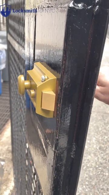 Project - Medeco Cylinder and Night Latch Lock Install on Gate - Locksmith For NYC