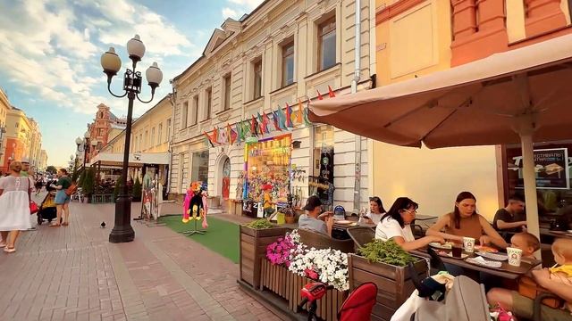 🎸Выходные на Старом Арбате | Атмосфера живой музыки и амбиент-звуки сердца Москвы✨