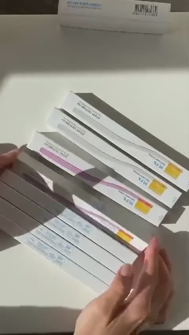 Зубные щётки Атоми #Atomy