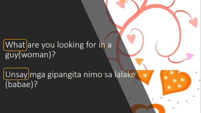 Love Phrases Part 5 Word For Word Learn How To Speak Bisaya