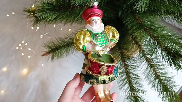 Набор ёлочных игрушек ЗАЕЗЖИЕ КОМЕДИАНТЫ, стекло, 18 см, 3 шт., 4060292