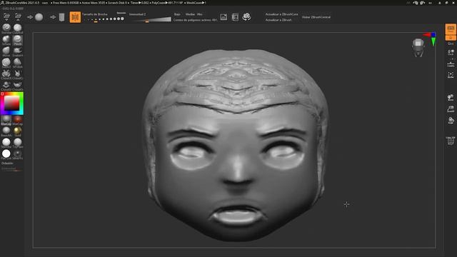 raz en ZBrush core Mini