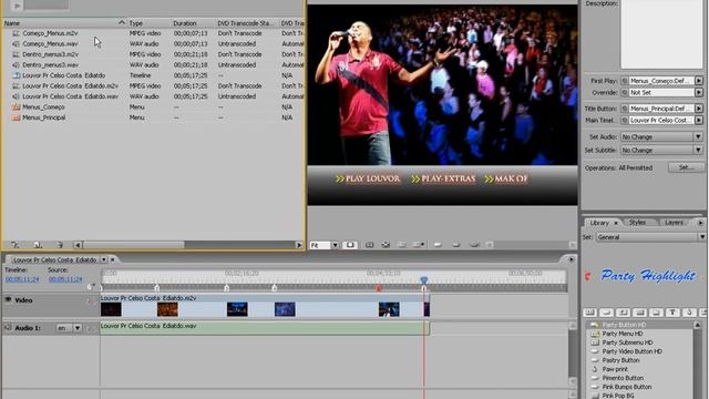 08 Video Aula Adobe Premiere Pro CS3  Encore CS3 Menus Animados!