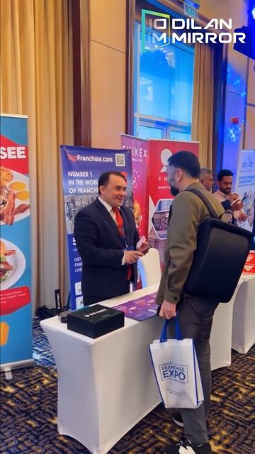 Dilan Mirror на выставке франчайзинга "Gulf Franchise Expo" в Le Royal Meridien (22.02.2024)