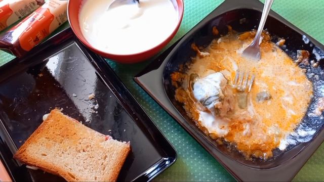 Обжорка обедает!..😅/Фаршированные перцы😋/АСМР итинг/ASMR eating 💖