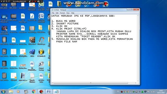 CARA MERUBAH JPG KE PDF DENGAN MS WORD