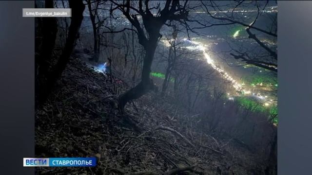 Несколько крупных пожаров тушили сегодня на Ставрополье