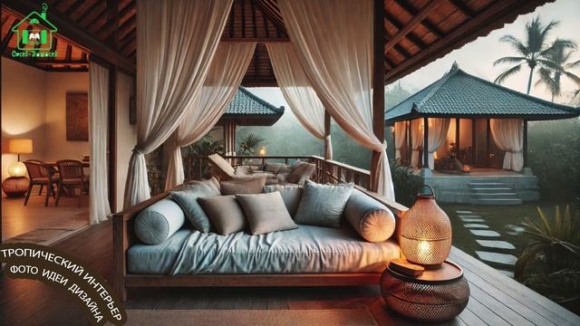 Тропический интерьер фото идеи для вдохновения 🌴🛋️🏝️ (29)