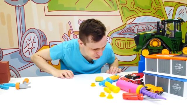 ТОБОТЫ игры гонки онлайн! - Фёдор ремонтирует Машинки Трансформеры. Видео игрушки для мальчиков