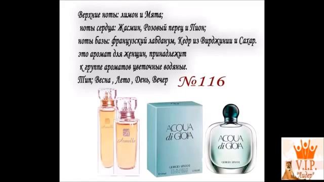 Женская коллекция духов Armelle  VIP Lider