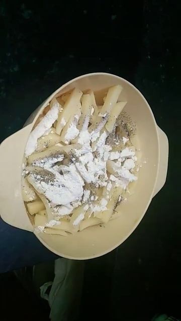 Microwave mae french fry(Jain dhaba)