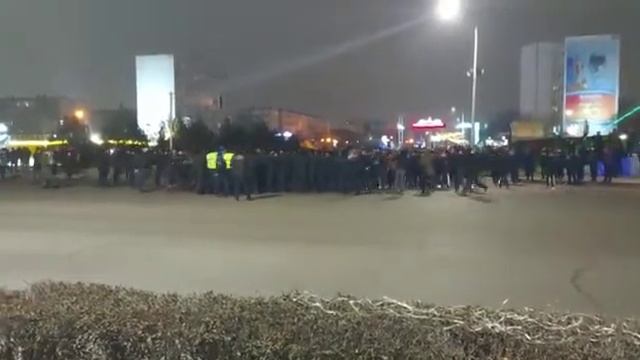 Актау забастовка. /3 января 2022 г.