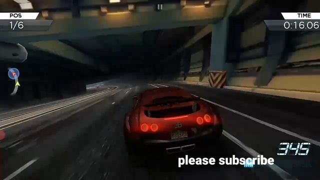 Need for speed most wanted android gameplay Bugatti veyron