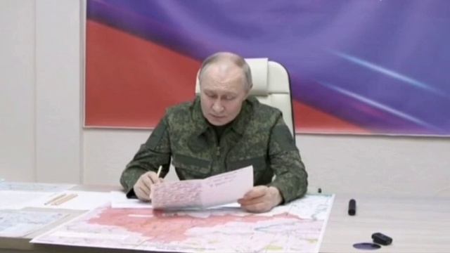 Владимир Путин заявил: "Курскую область надо полностью освободить".mp4