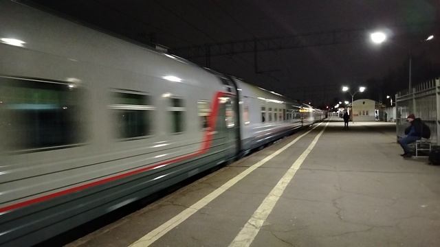 11 марта 2025 г. Электровоз ЭП2К-030 с Пассажирским поездом Колпино