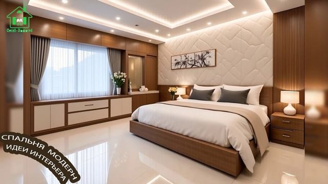 Спальня модерн минимализм фото идеи для вдохновения 🛏️ (59)