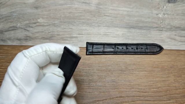 Кожаный ремешок для часов 20 мм. Cover (Co173 LBK)