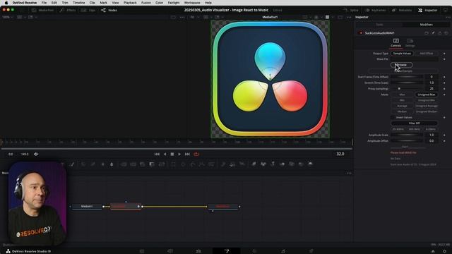 Make Images REACT & ANIMATE to MUSIC in DaVinci Resolve 19! Audio VISUALIZER using Reactor