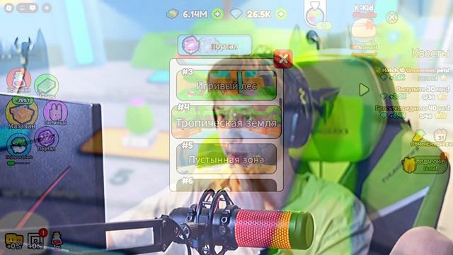 ГОЛОДНЫЙ НУБ ГИГАНТ в РОБЛОКС Часть 2