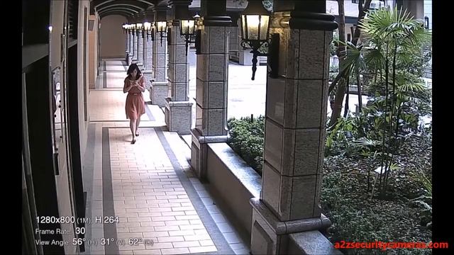 VIVOTEK IP8337H-C 1MP WDR IR Bullet IP Camera Footage