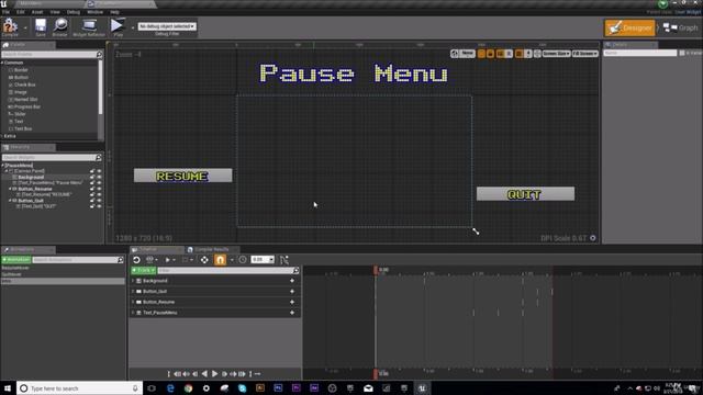 014 Pause Menu - Animations