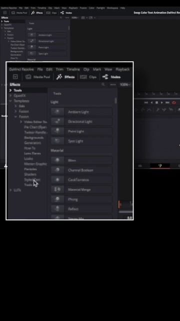Swap Color Text Animation DaVinci Resolve #videoediting #davinciresolve #tutorial