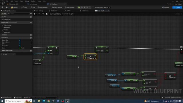 29 - Creating A Survival Game Creating the Score HUD