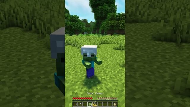 Интересные моменты на карте ZOMBOBS. Minecraft Shorts Compilation