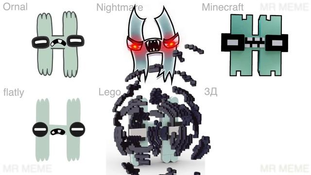 Alphabet Lore But "H" Is ALL Different Versions ( Full Version )