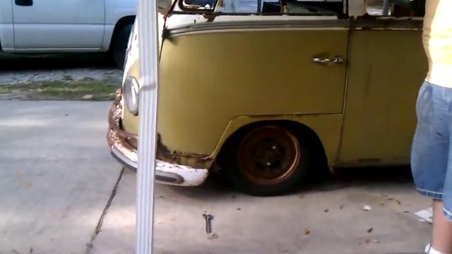 64 VW bus hydraulic adjustable torsion front end