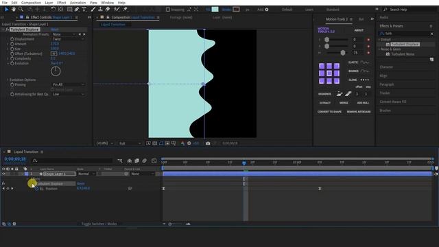 Liquid Transition in After Effects - Tips & Tricks