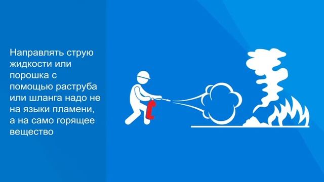 видео 11 Применение огнетушителя