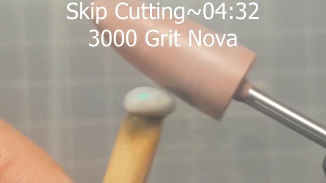 Dremel Cutting/Polishing a Green Grey Base Coober Pedy Opal