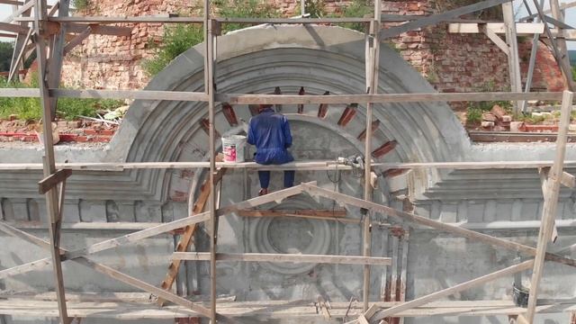 О восстановительных работах на церкви в с. Рождественское.