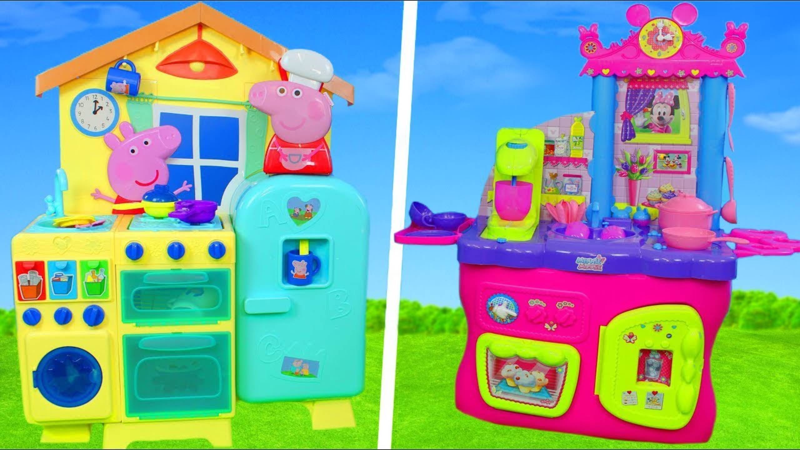 Различные игрушки для кухни и холодильника