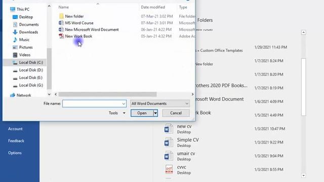How To Convert PDF File into MS Word Document | Convert Pdf File To Document | MS Word Course