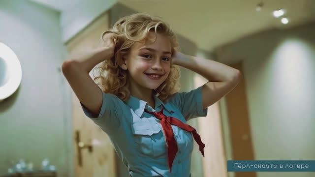 Гёрл-скауты в лагере