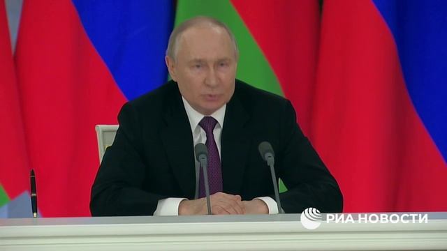 Россия выступает за перемирие с Украиной на 30 суток, заявил Путин
