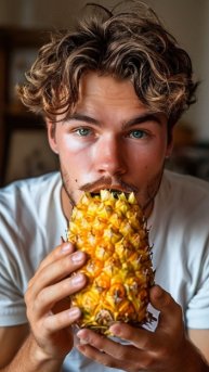 Ананас и мужик