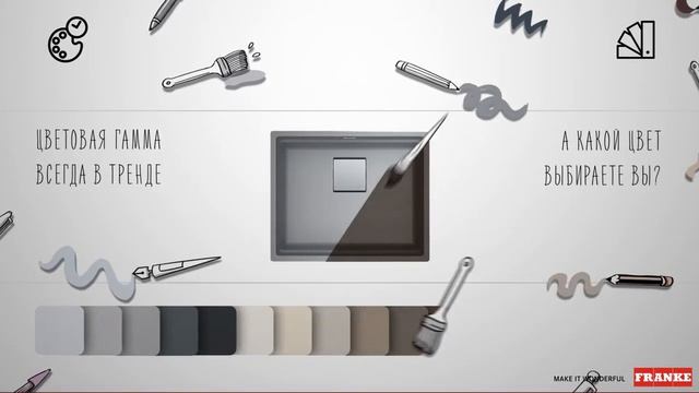 Мойки Franke, Fragranite® - Преимущества  - Русский