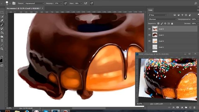 Donut speedpaint / Спидпэинт пончик