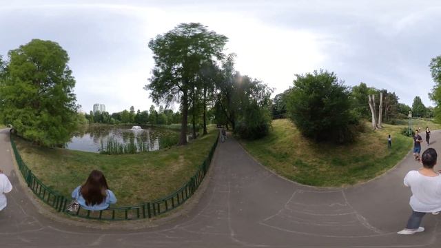 360° VR Lake Turtle Circus Park Field Visit Bucharest Travel Romania 6K 3D Virtual Walk Tour Real H