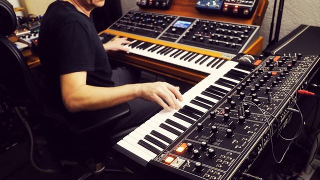 Inca Suns - improvised synthesizer piece on Moog synthesizers - Caught In Joy