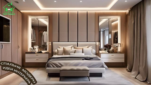 Спальня модерн минимализм фото идеи для вдохновения 🛏️ (56)