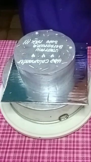 menghias kue ulang tahun dengan model simple korean cake,,,, syukaaa deeeh, cepet banget🥰🥰