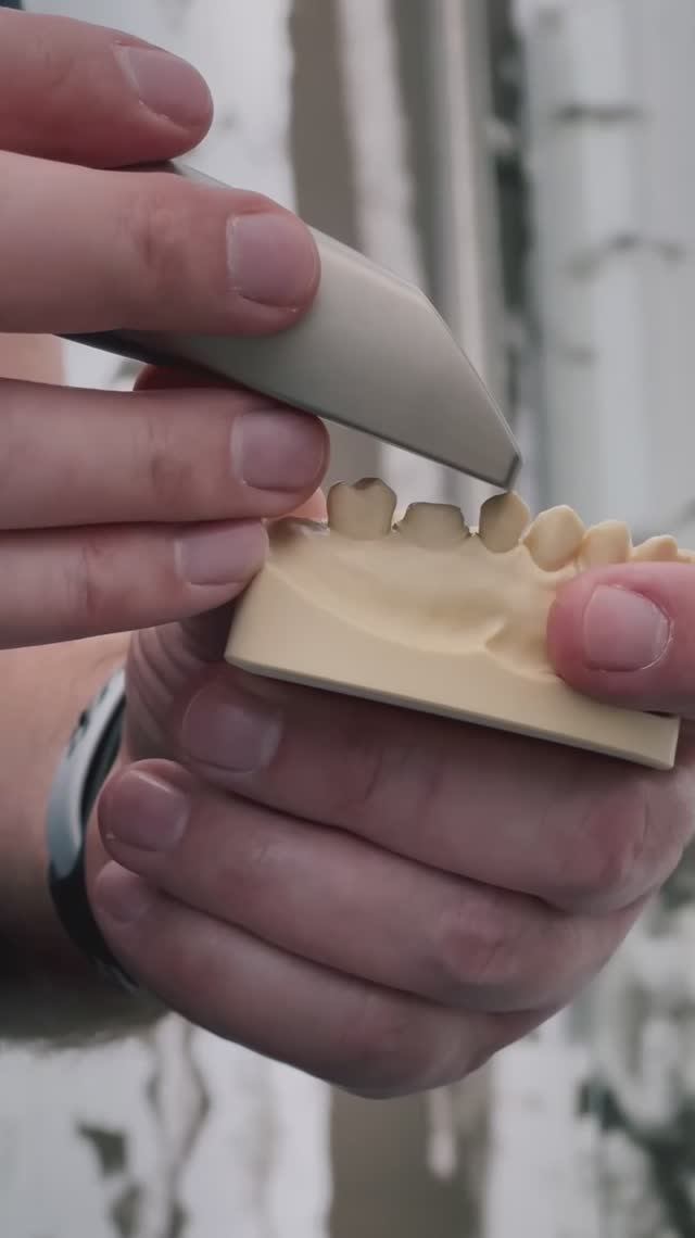 Изготовление коронки на аппарате Cerec
